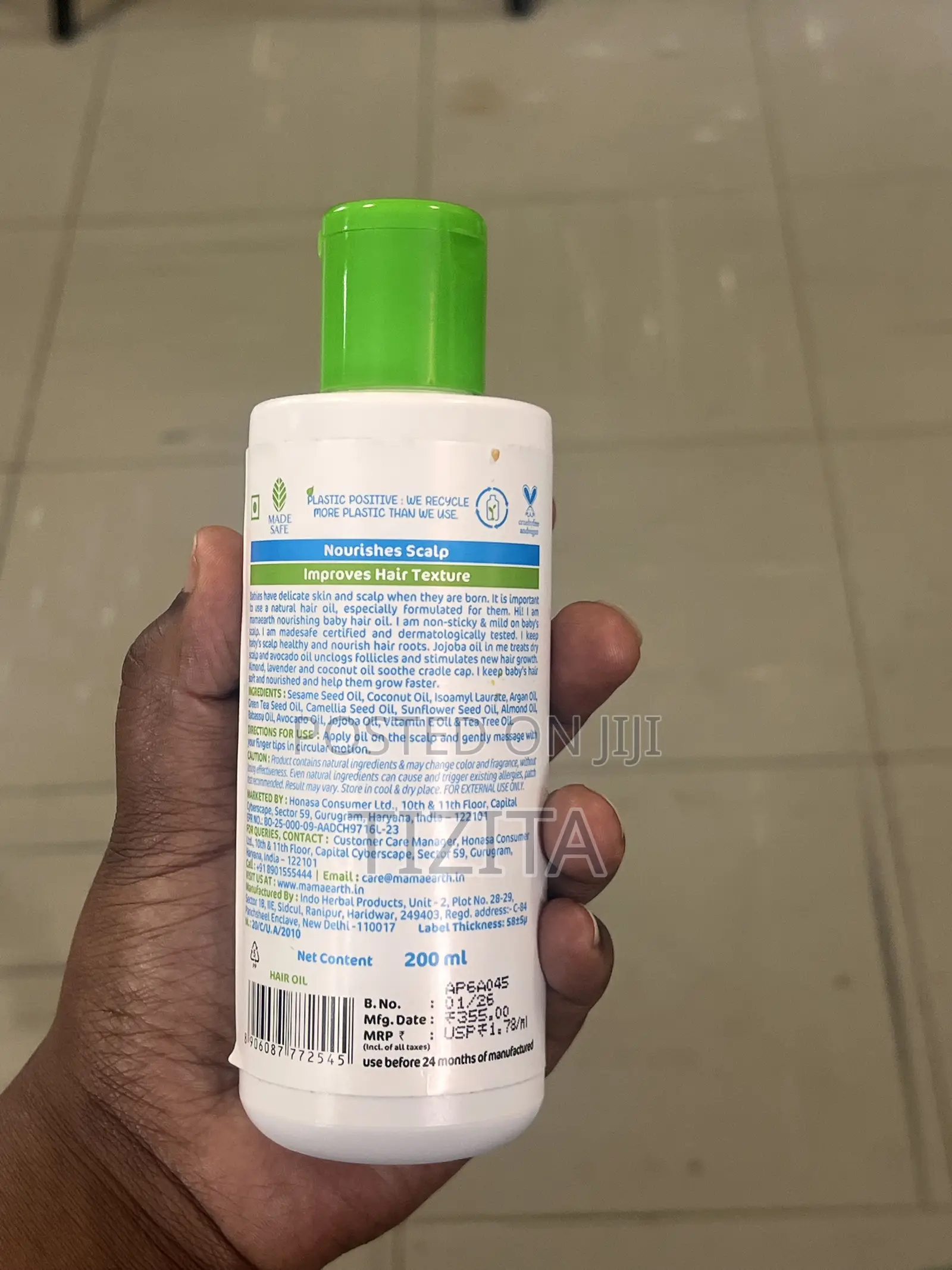 Mama Earth Baby Hair Oil