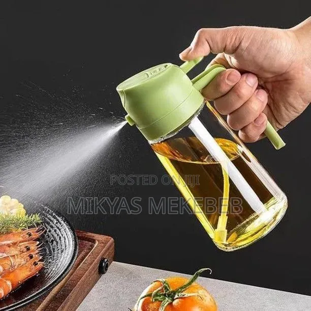 2-in-1 Oil Spray Dispenser Bottle