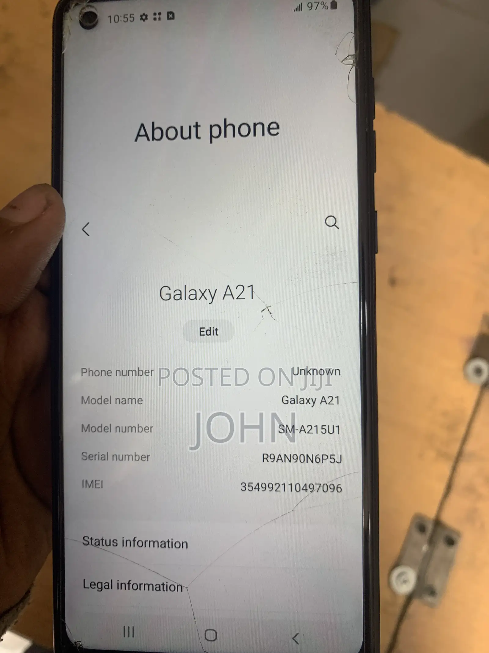 Samsung Galaxy A21 32 GB Black