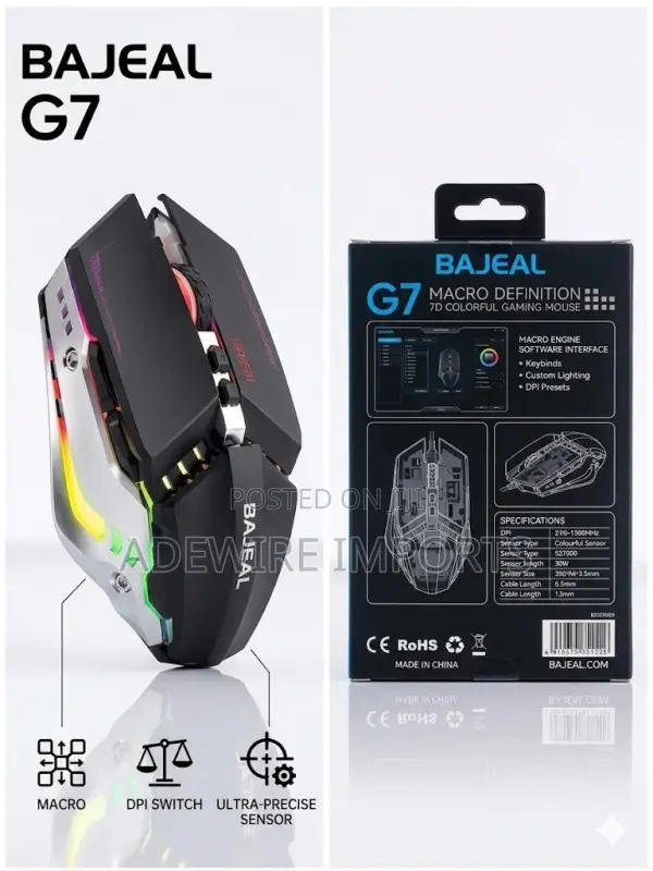 Gaming Wild (G7) Mouse With Vat