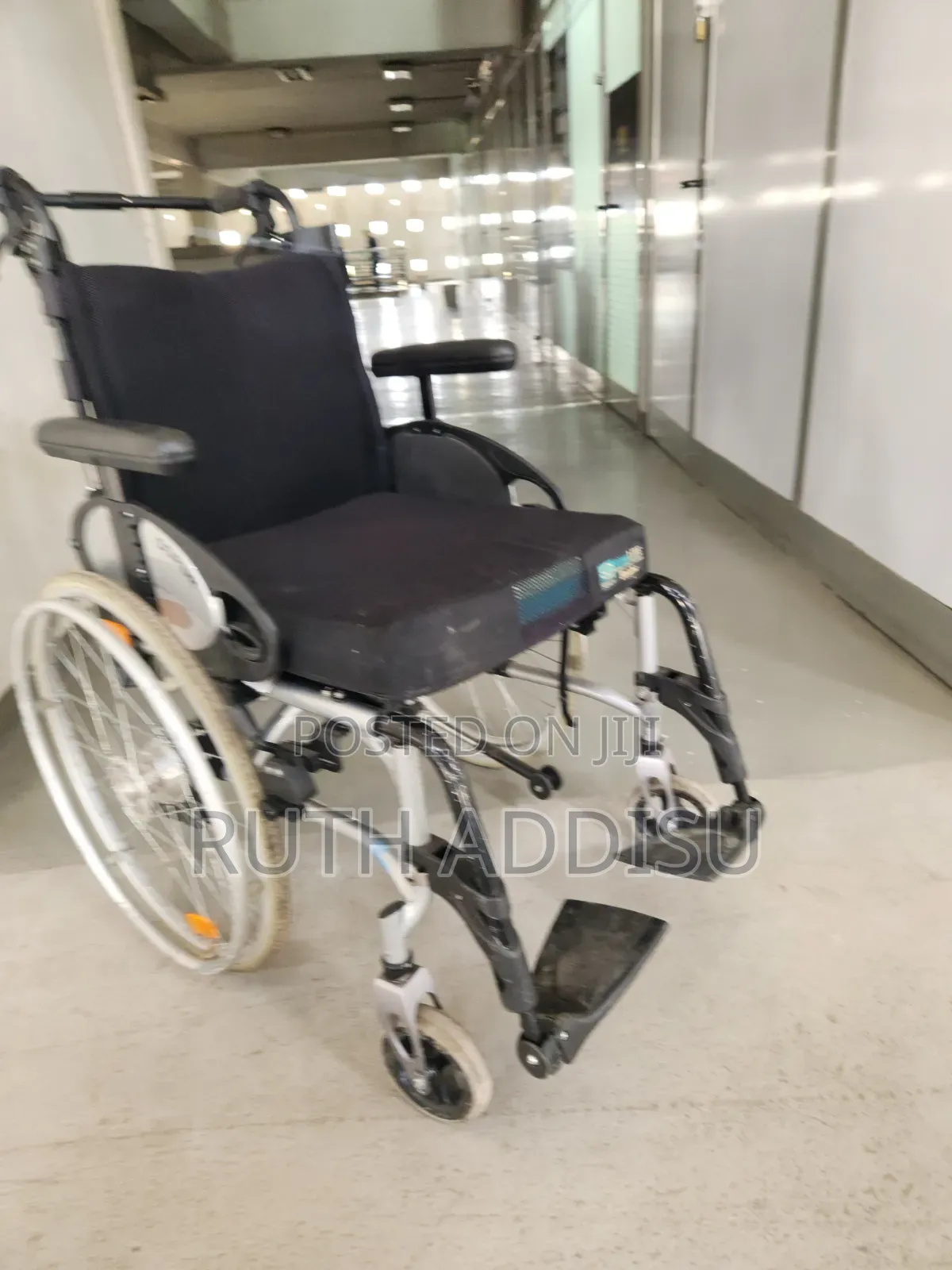 This Is a Dolphin Lightweight Folding Manual Wheelchair by Chere Addis