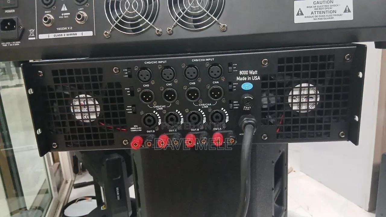 Four Channel Power Amplifier