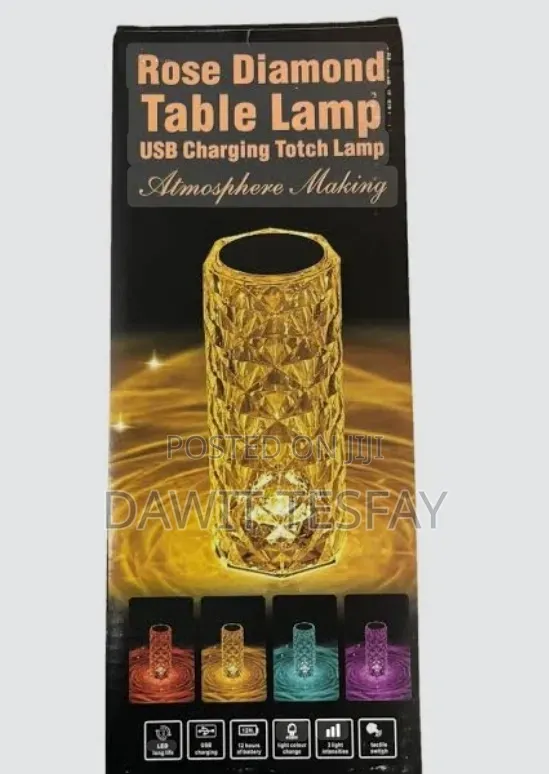 Rose Diamond Table Lamp