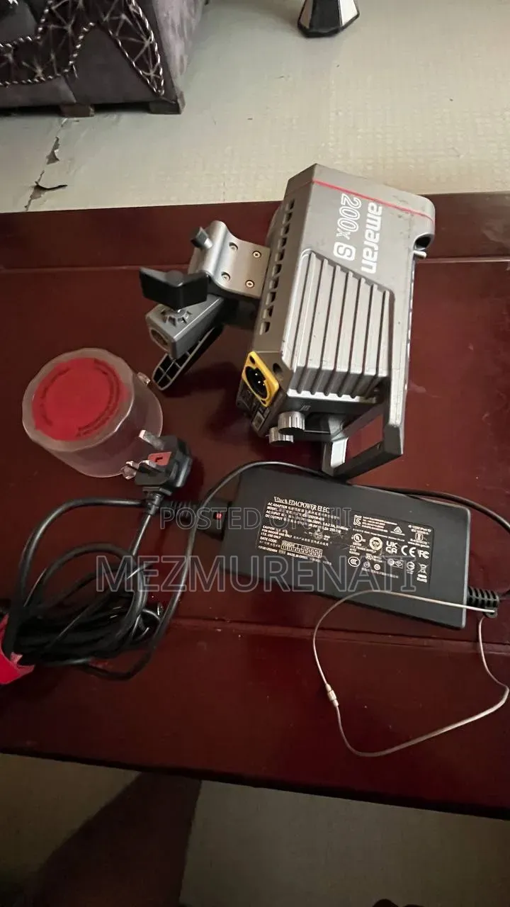 Three 200x Amaran Light With Stand