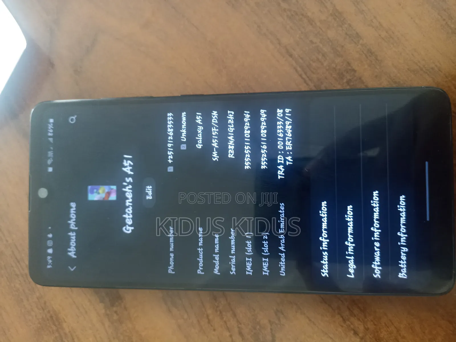 Samsung Galaxy A51 5G 128 GB Blue