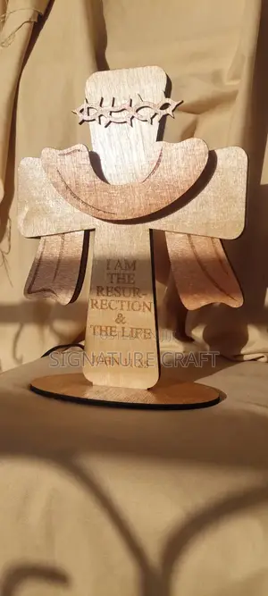 Wooden Cross Light- Lamp