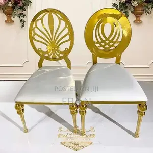 Wedding Style Gold Stainless Steel Chair Feature