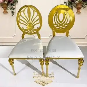 Wedding Style Gold Stainless Steel Chair Feature