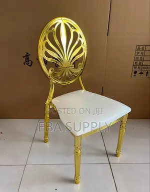 Wedding Style Gold Stainless Steel Chair Feature