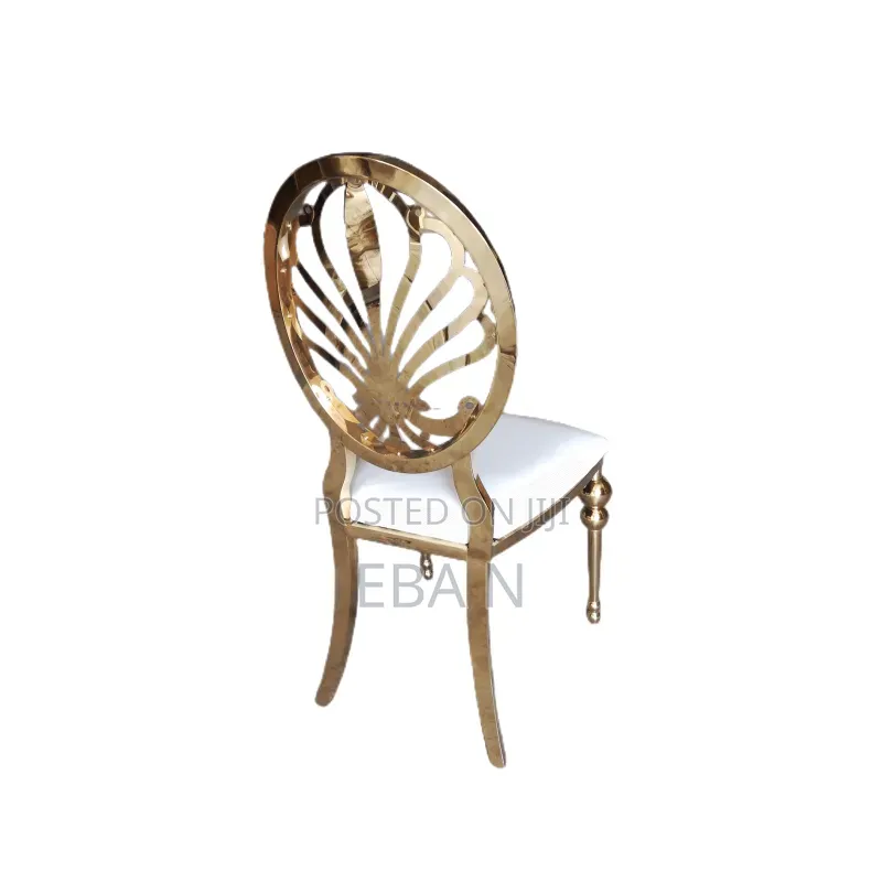 Wedding Style Gold Stainless Steel Chair Feature
