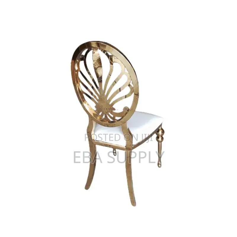Wedding Style Gold Stainless Steel Chair Feature