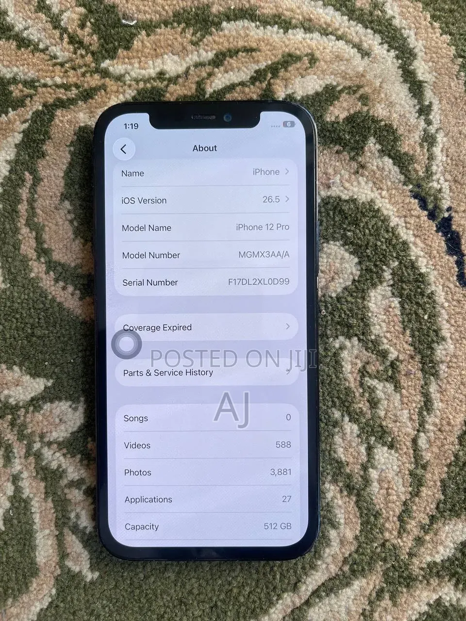 Apple iPhone 12 Pro 512 GB Black