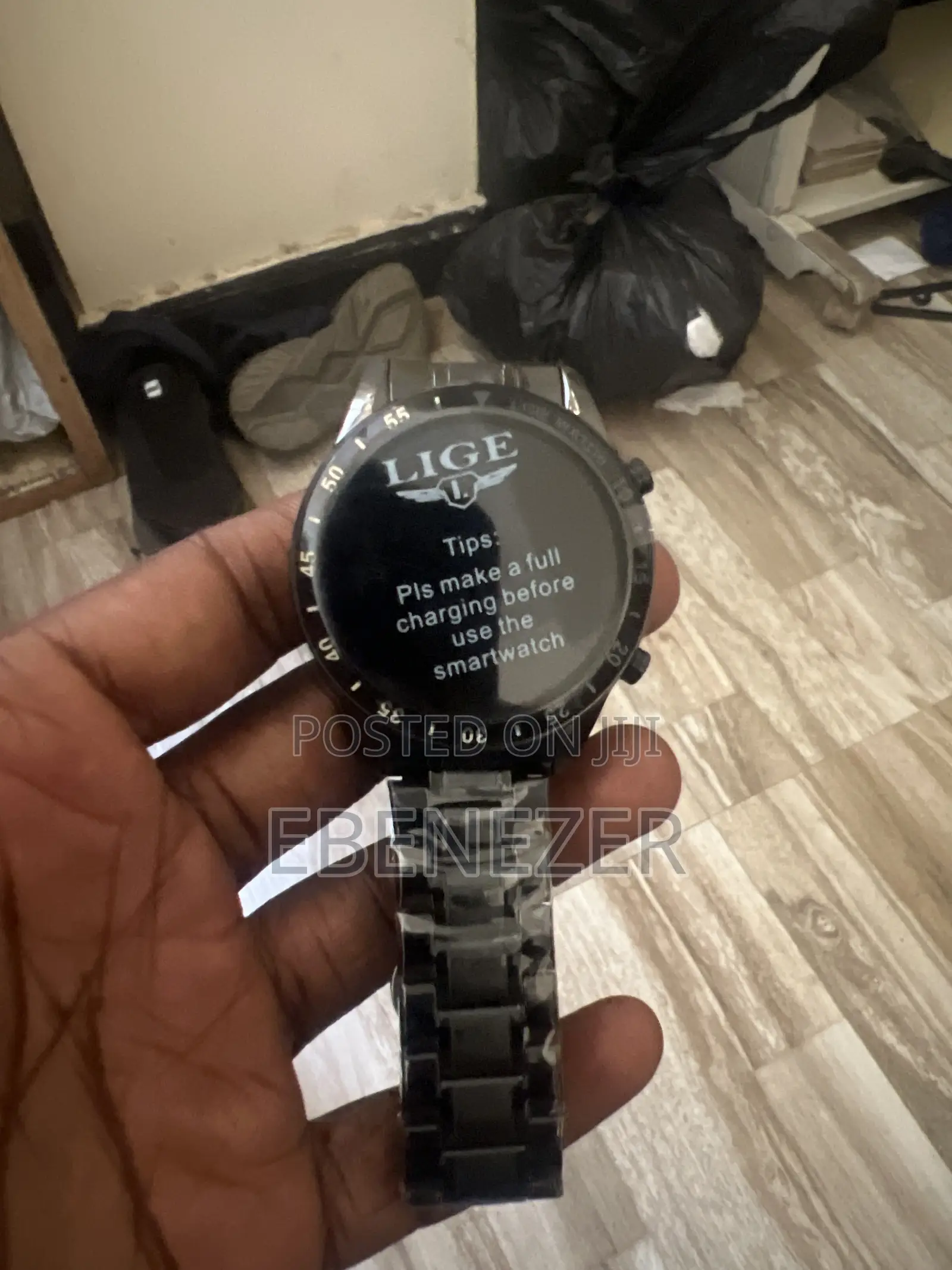 1pc Unisex Full-touch Smart Watch