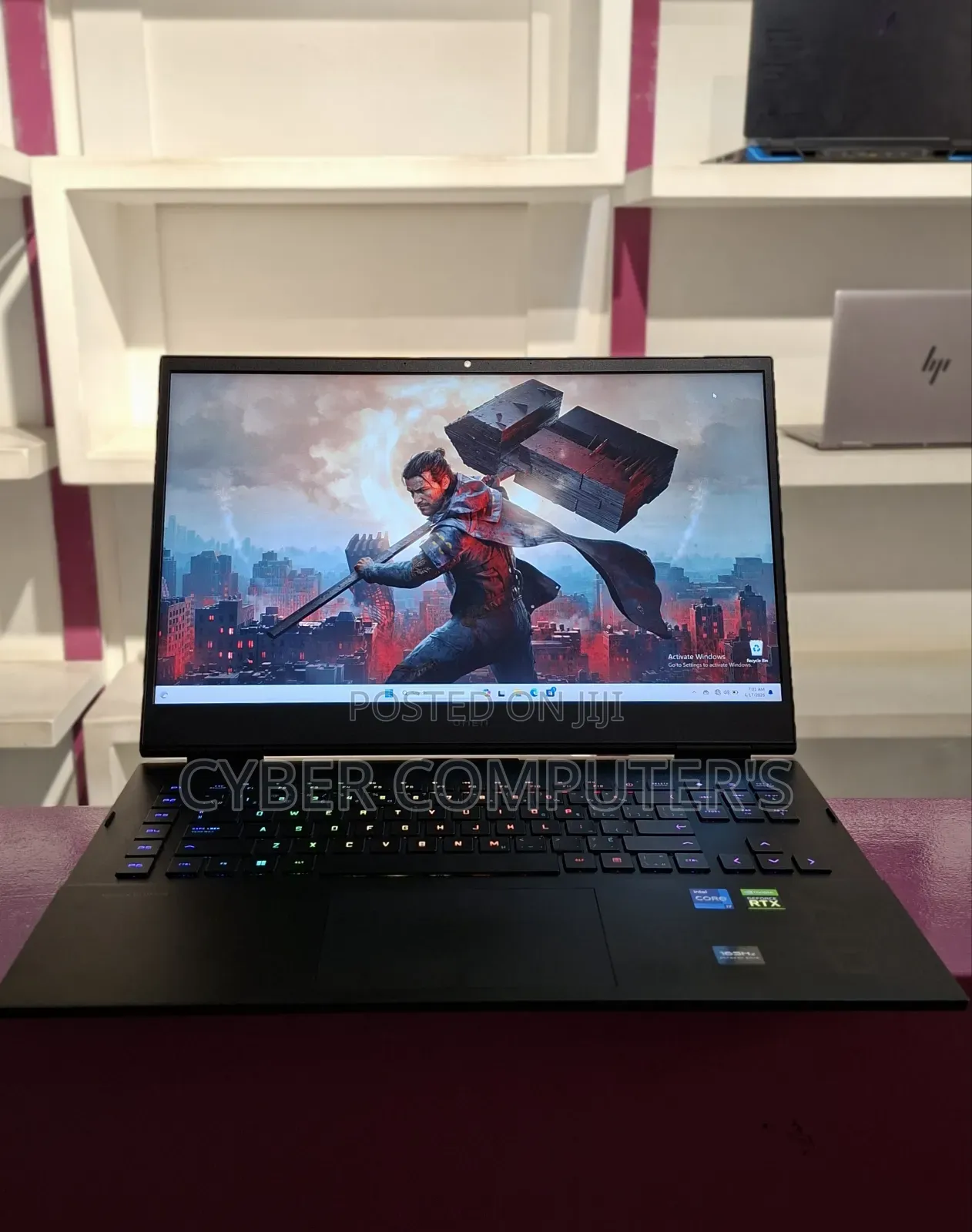 New Laptop HP Omen 17 16GB Intel Core i7 SSD 1T