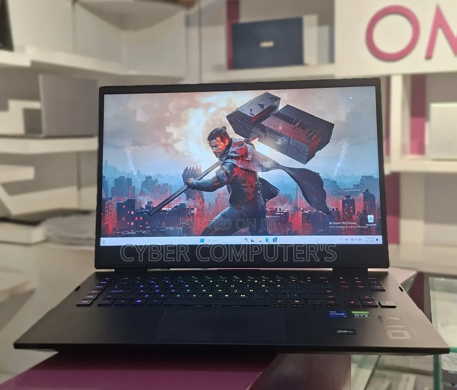 New Laptop HP Omen 17 16GB Intel Core i7 SSD 1T