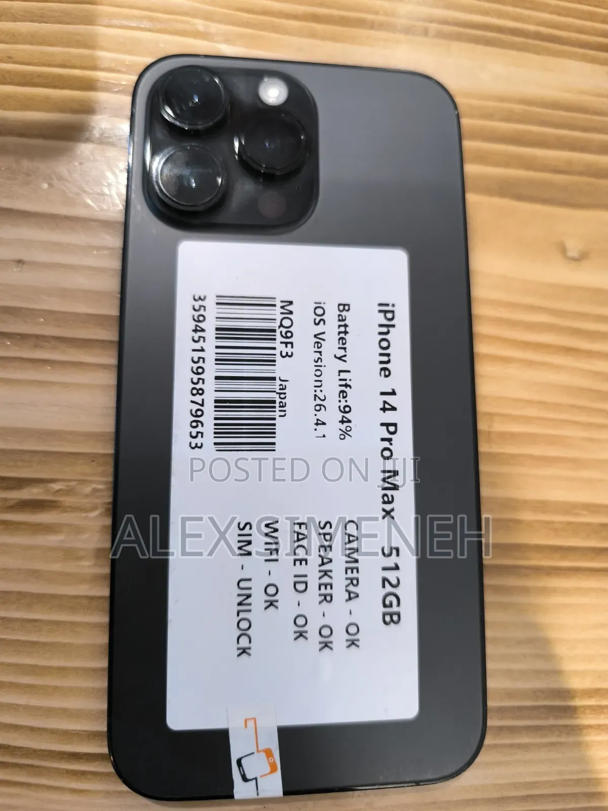 Apple iPhone 14 Pro Max 512 GB Black