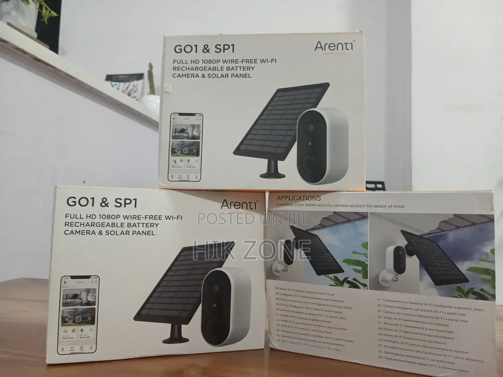 Arenti Go1 Sp1 Foll Hd Battery Camera Solar Panel