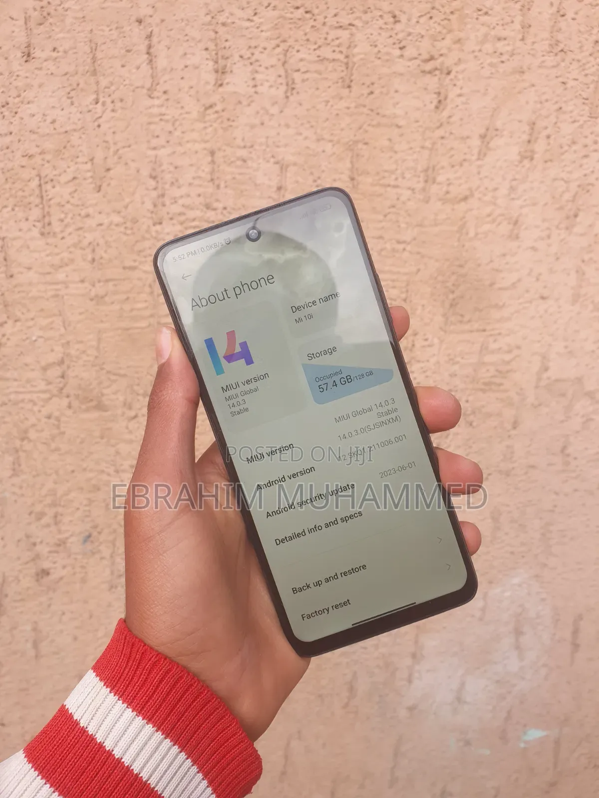 Xiaomi Mi 10i 128 GB Blue
