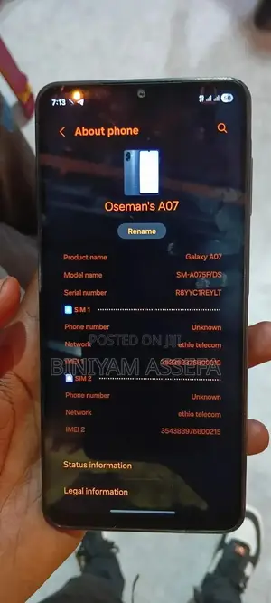 Samsung Galaxy A07 128 GB Black