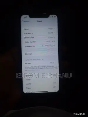 Apple iPhone X 64 GB Black