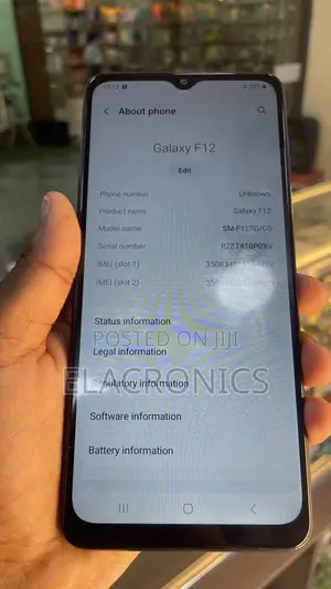 New Samsung Galaxy F12 128 GB Blue