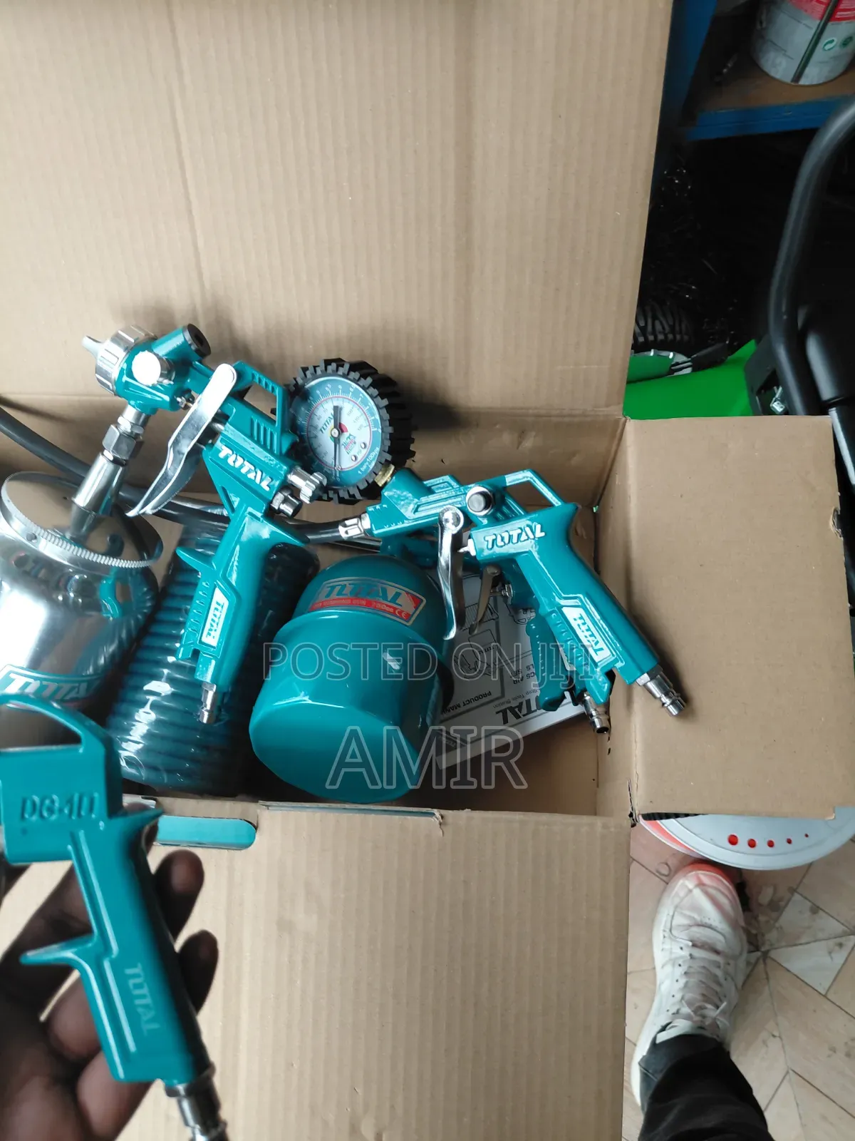 Total 5pcs Air Tool Set