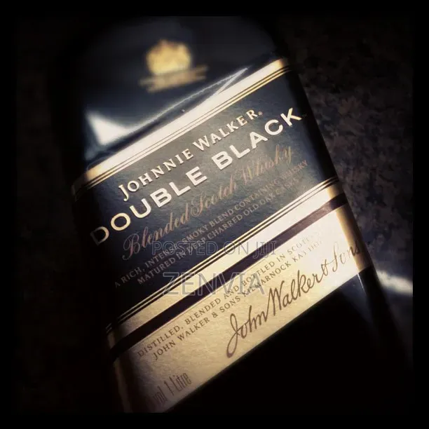 Johnnie Walker Double Black Whisky – 1000ml(1l) Free Delivery