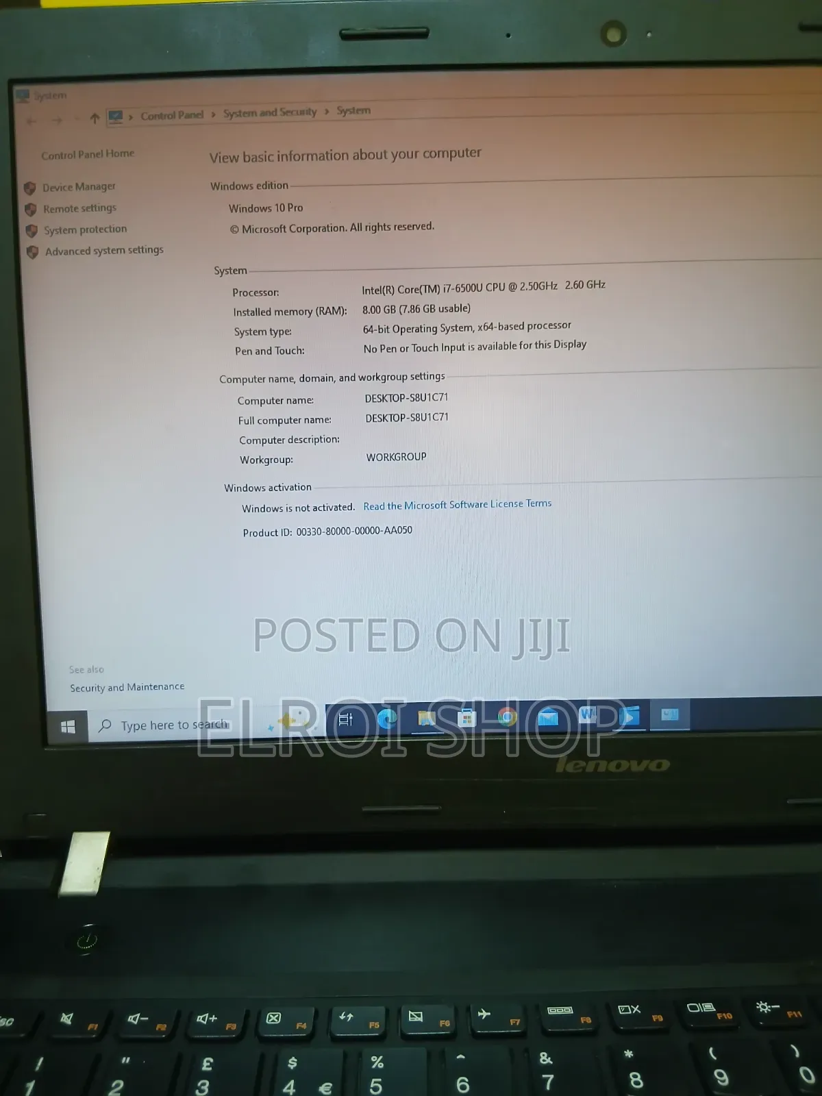 Laptop Lenovo 8GB Intel Core i7 HDD 1T