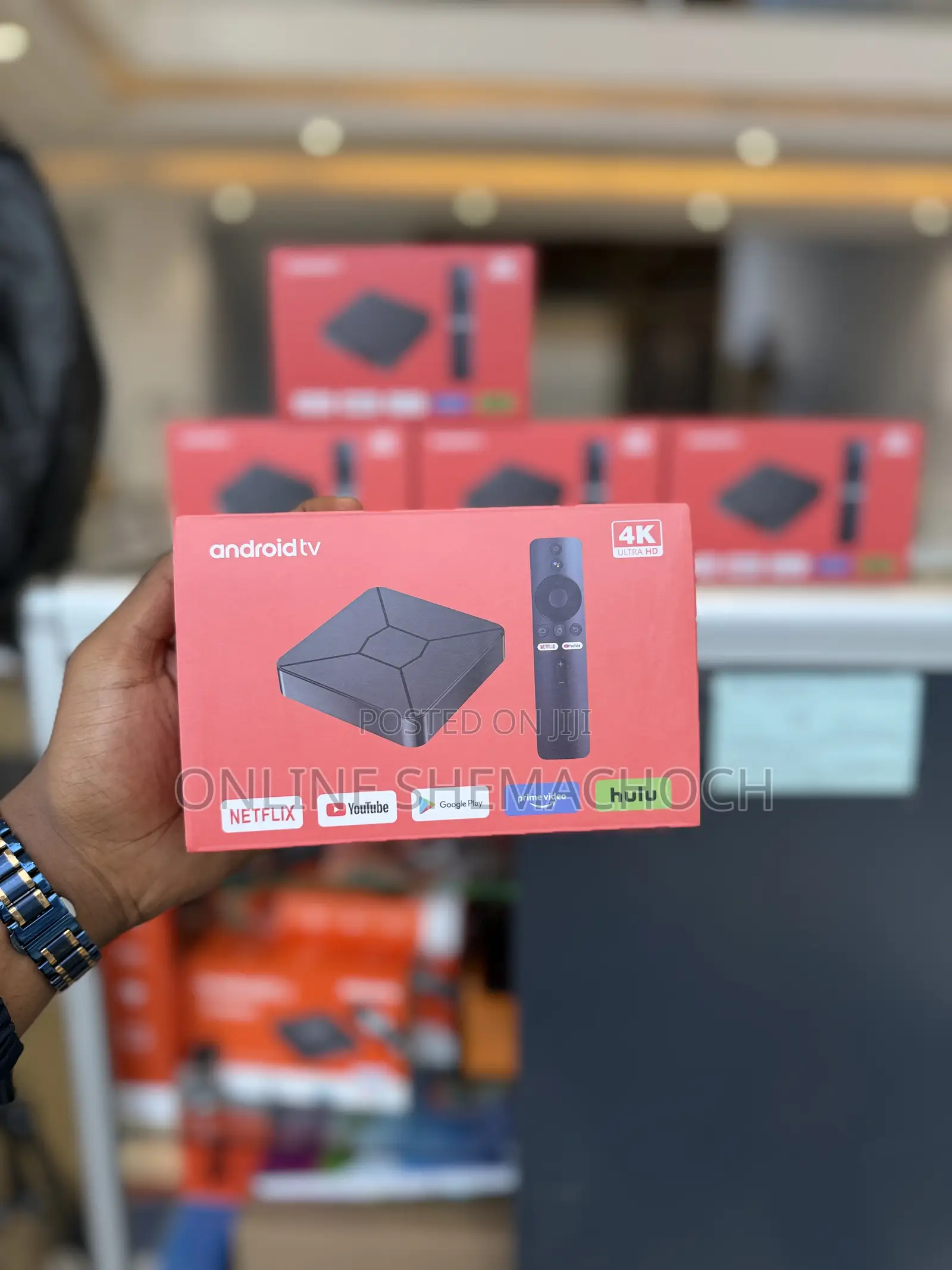 Pozzer Q5 Android Tv Smart Box ቲቪ ስማርት ማድረጊያ