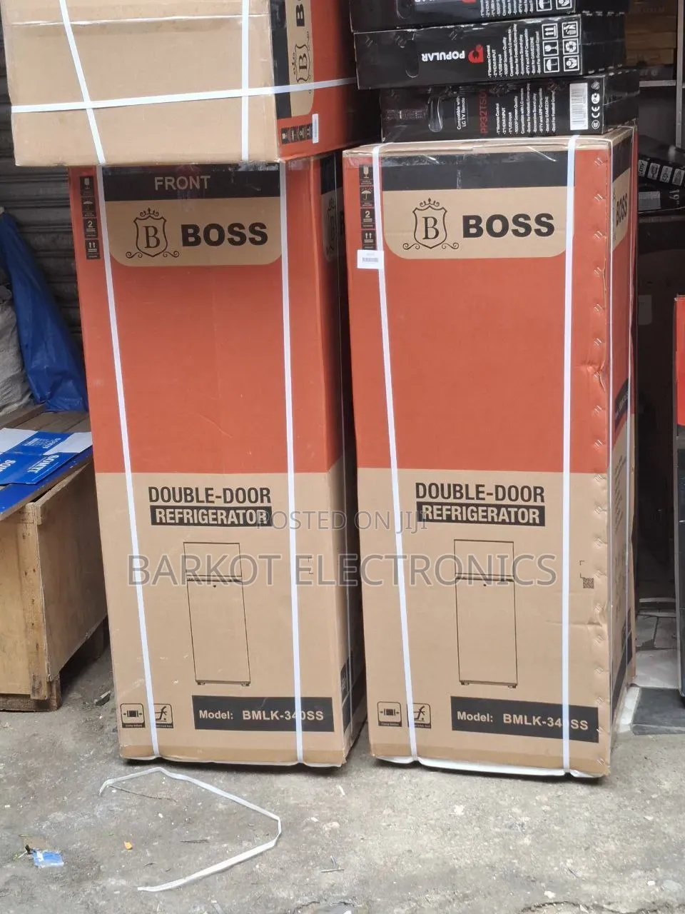 Boss Refrigerator Model Bos 340ss Quality Brand Ferej 60x60 Size New