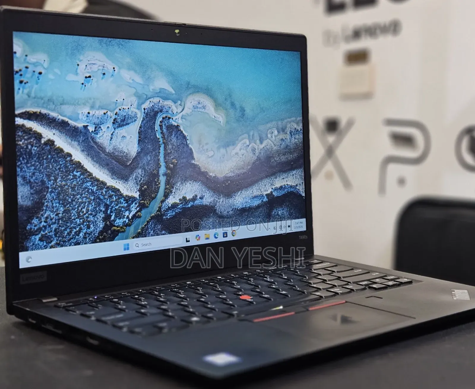 New Laptop Lenovo ThinkPad T490s 16GB Intel Core i5 SSD 512GB