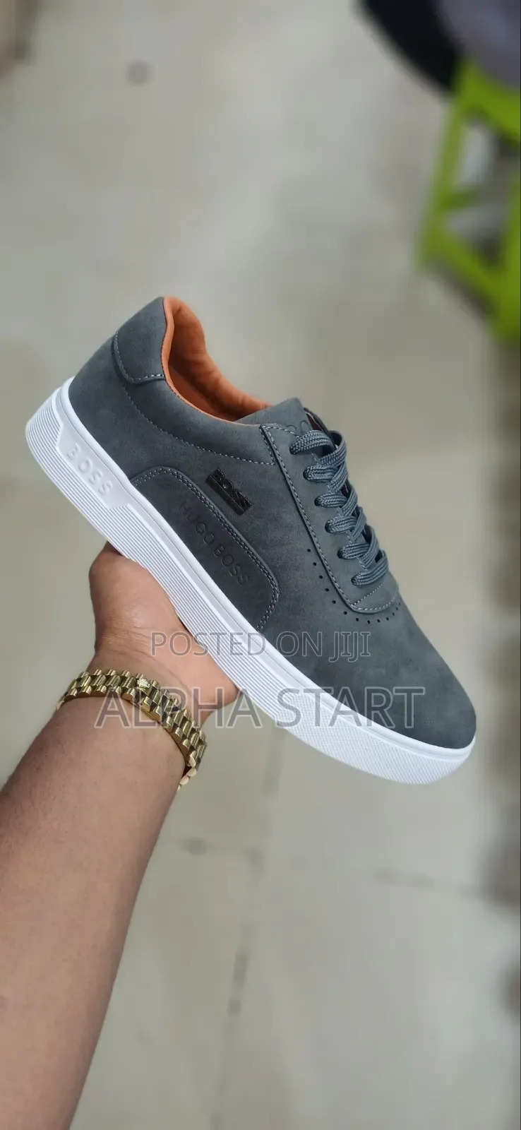 Boss Hugo High Master Quality Smooth Flat Shoes for Man's