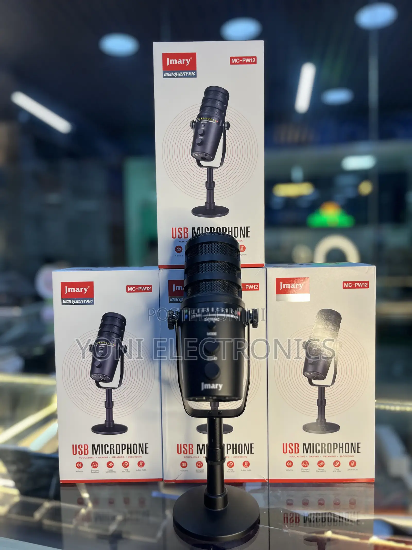 Jmary Mc-Pw12 Professional Usb XLR Desktop Microphone