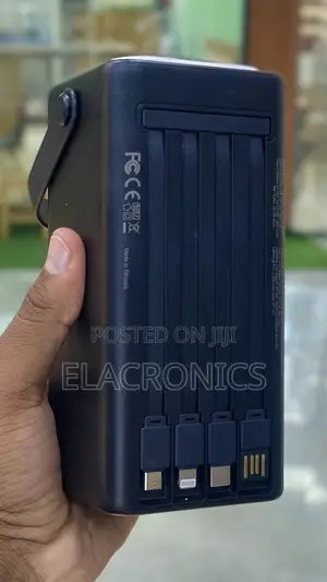 50000 Mah Tmax Power Bank | 22.5w Fast Charge | Built-in Cables
