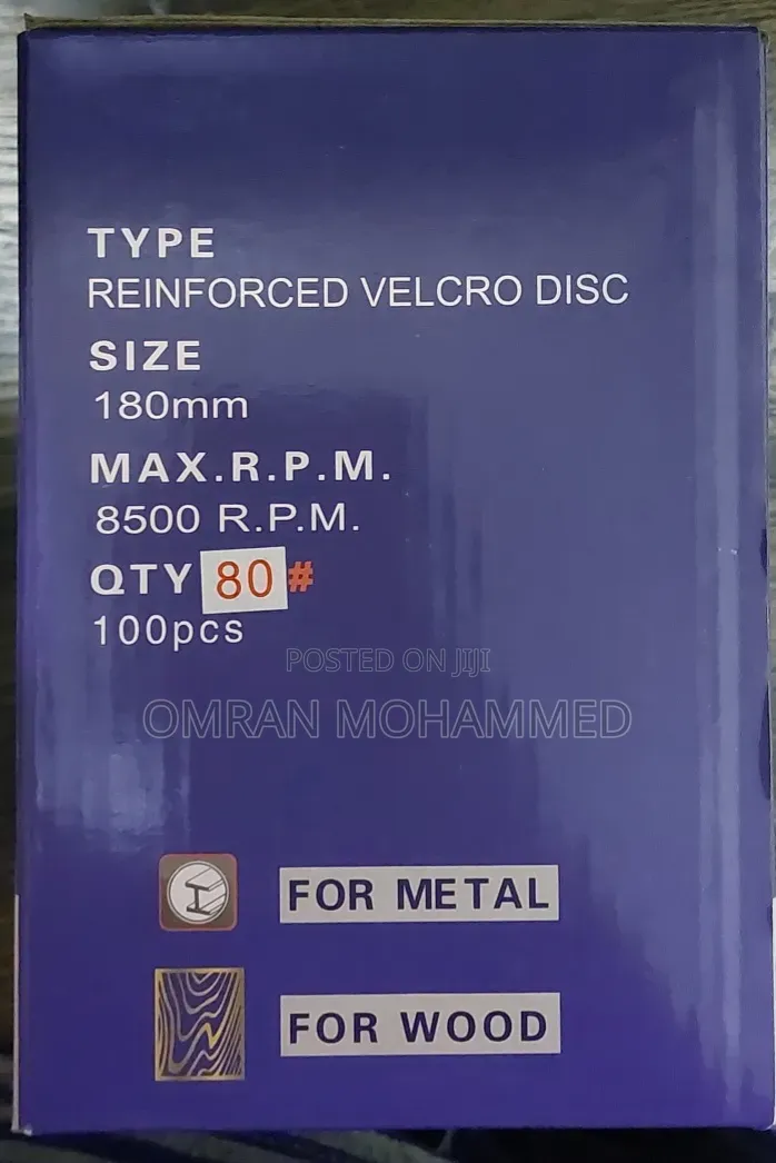 Sali 180mm Reinforced Velcro Disc
