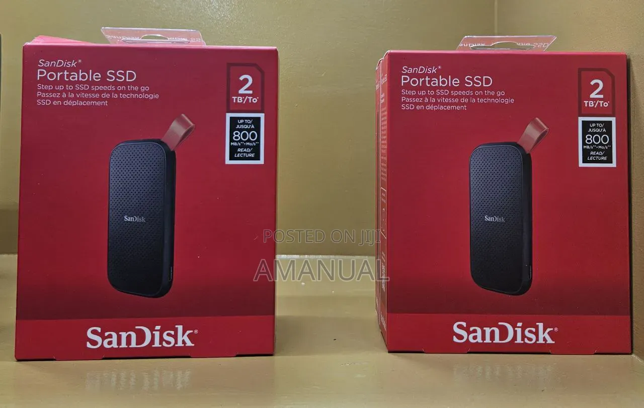 2 Tb External San Disk Portable SSD