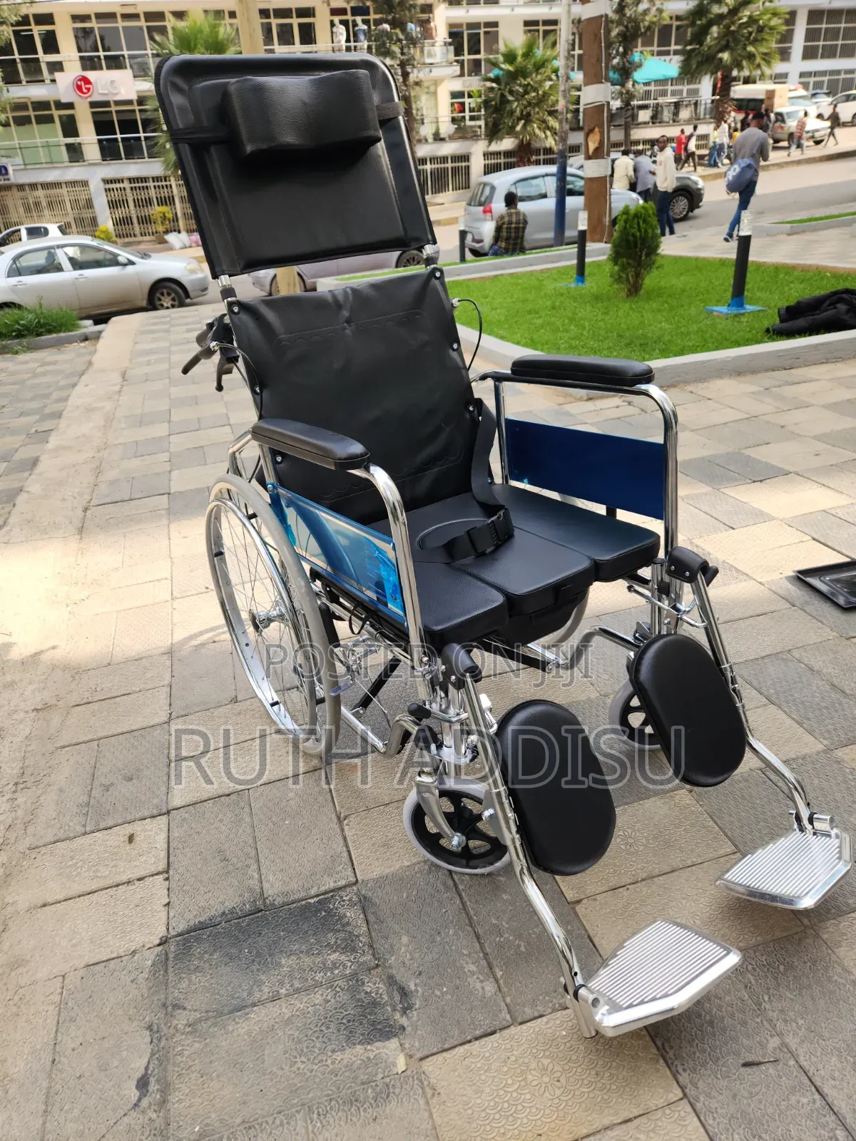 Reclining Commode Wheelchair - Medocal Limited Medical ዊልቸር Wheelchair