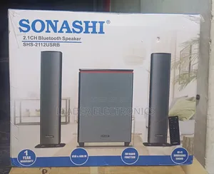 Sonashi 2.1ch Bluetooth Speaker – Deep Bass,Powerful Sound Wireless