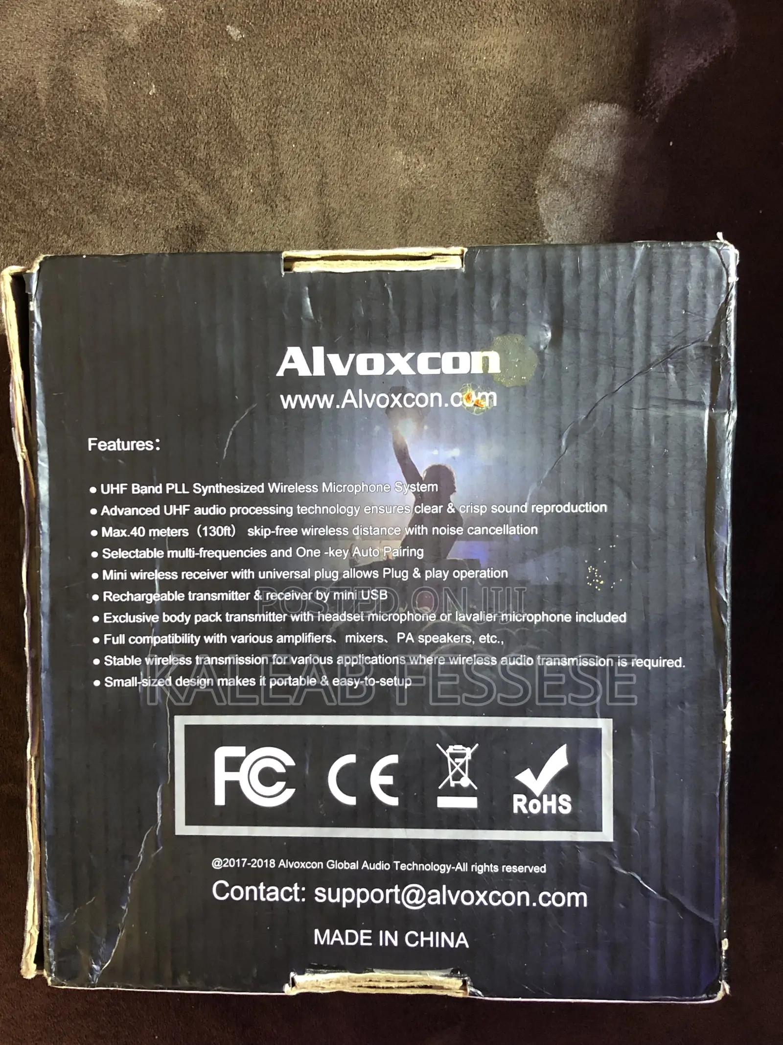 Alvoxcon Wireless Microphone