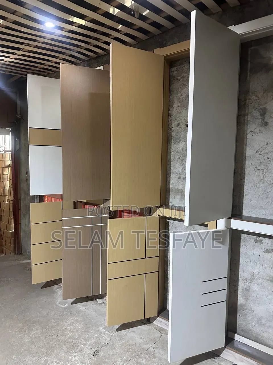 Kitchen Cabinet End Cupboard Bypainting Doors