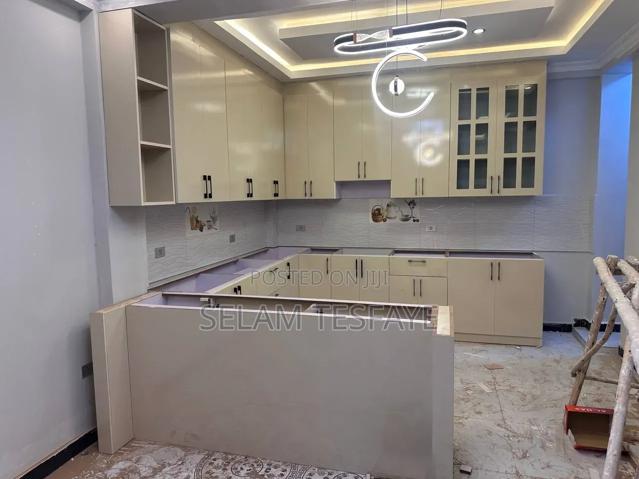 Kitchen Cabinet End Cupboard Bypainting Doors