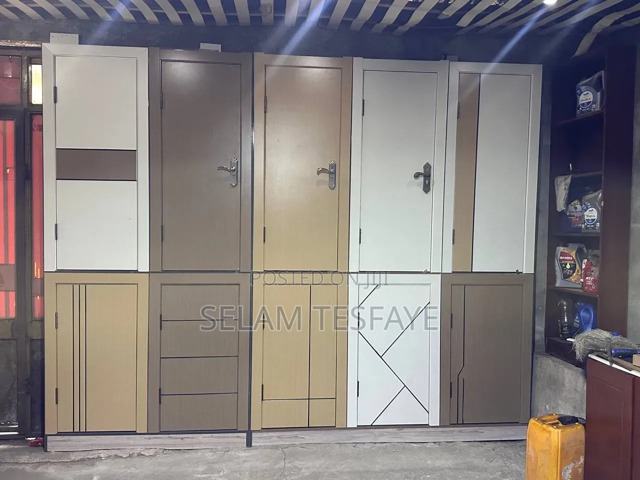 Kitchen Cabinet End Cupboard Bypainting Doors