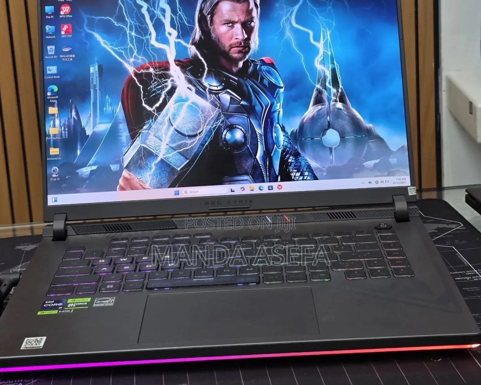 New Laptop Asus ROG Strix G16 G614 16GB Intel Core i9 SSD 1T