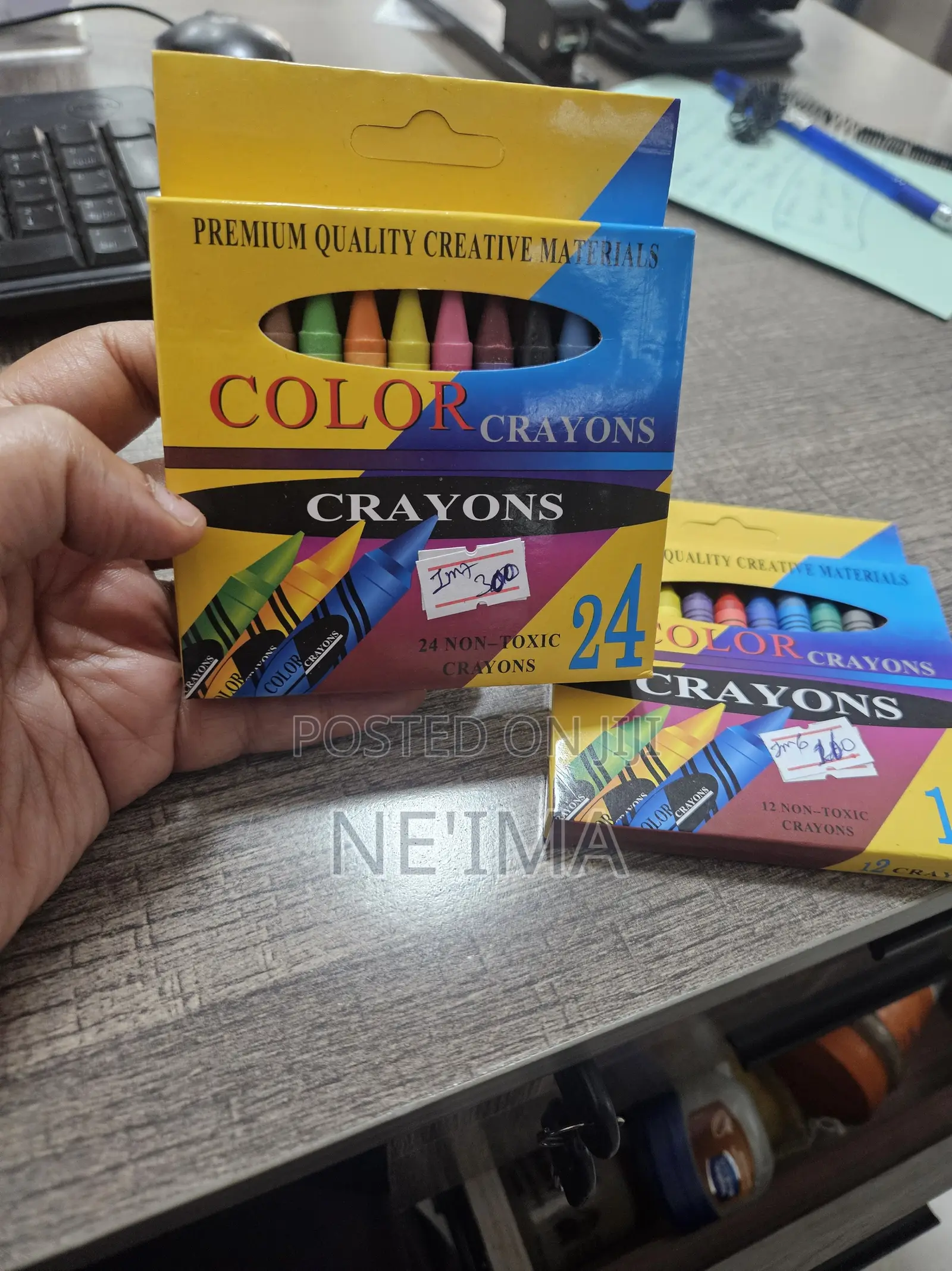 Crayons 12 and 24 Colors