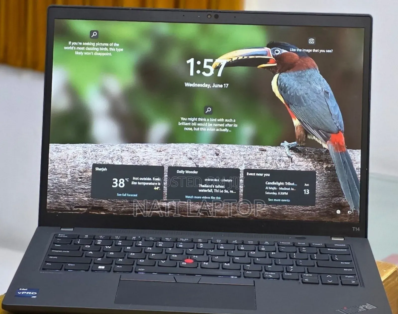 New Laptop Lenovo ThinkPad T14 G4 16GB Intel Core i7 SSD 512GB