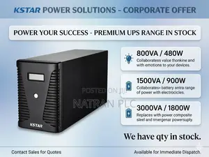 800va/480w Uninterrupted Power Supply(Ups)