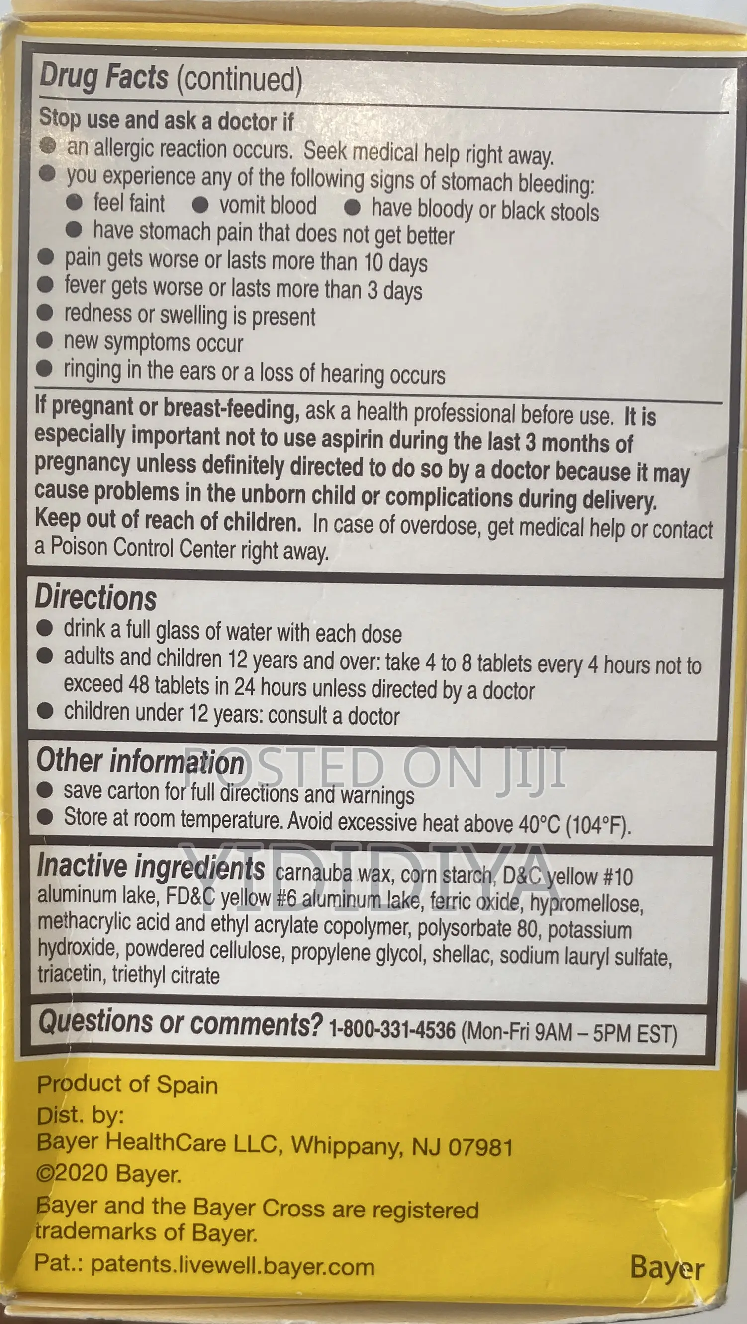 Aspirin (Nsaid )