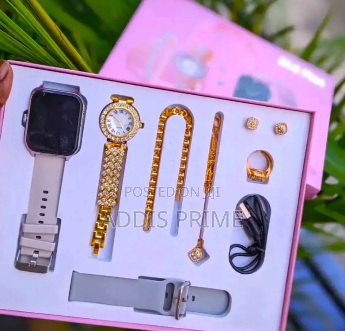 A 58 Plus Smart Watch: Girls Full Package Gift Box