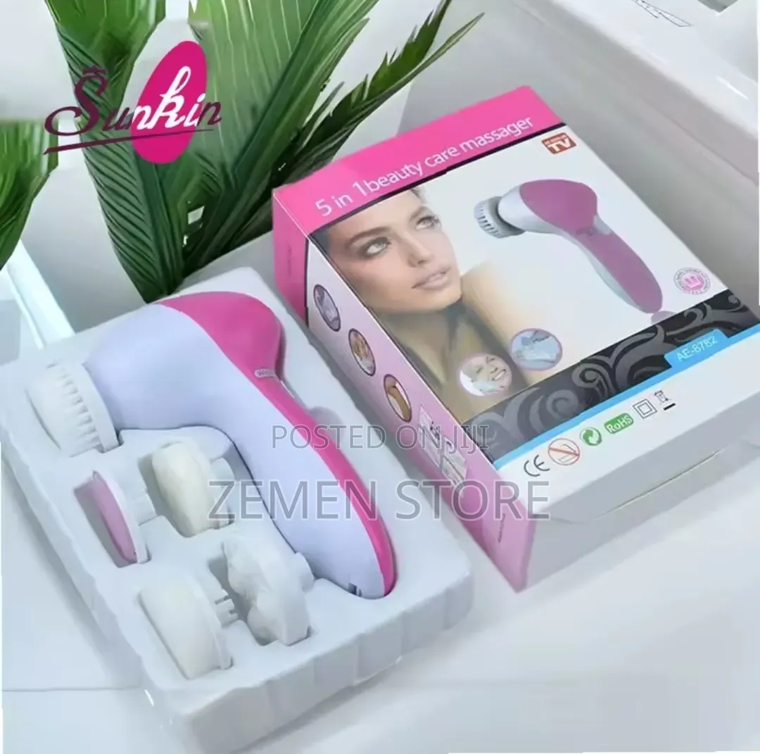 5-in-1 Electric Facial Cleansing Brush Massager 5 በ 1 የፊት ማጽጃ
