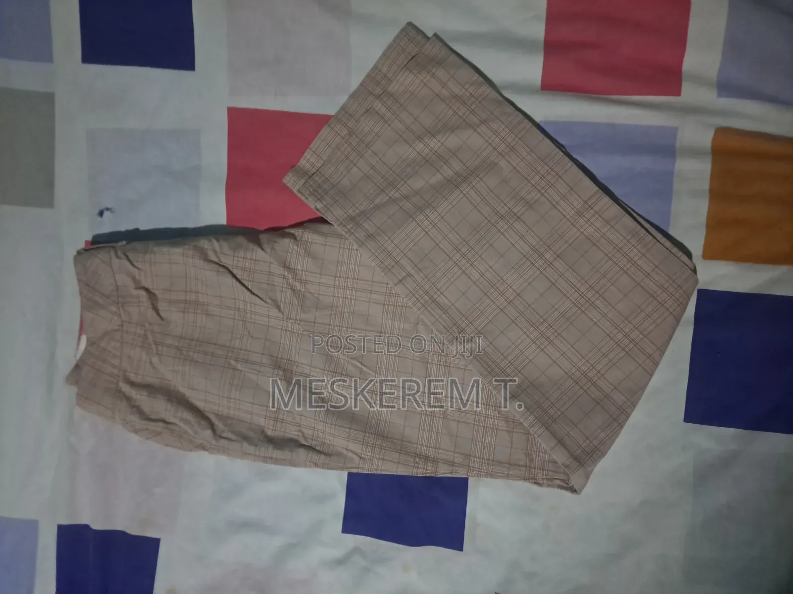 Women's Plaid Trousers